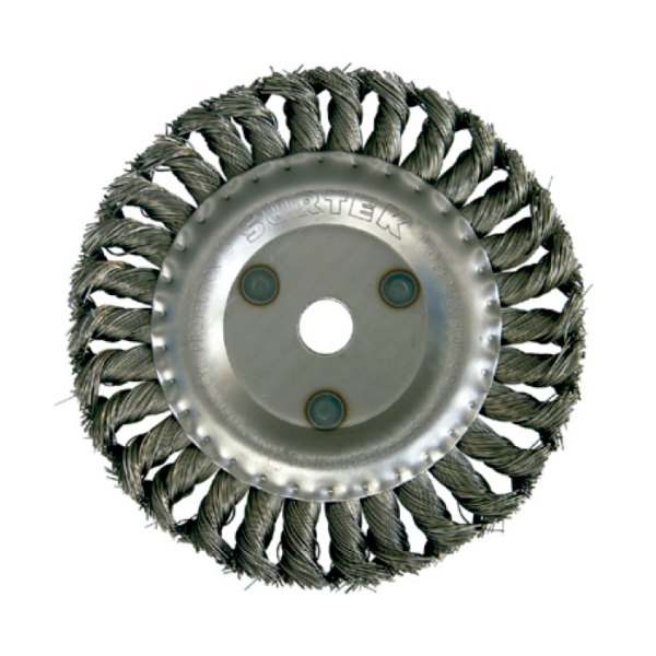 Carda circular alambre trenzado