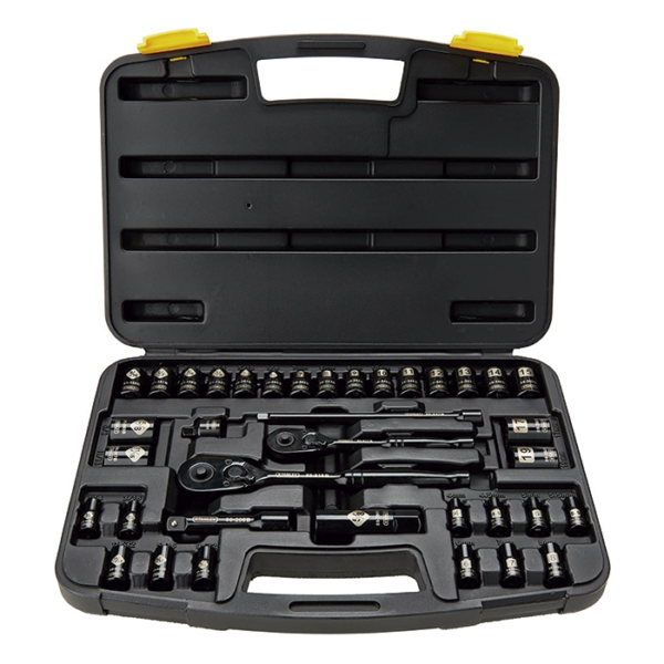 Juego de dados Stanley en cromo negro